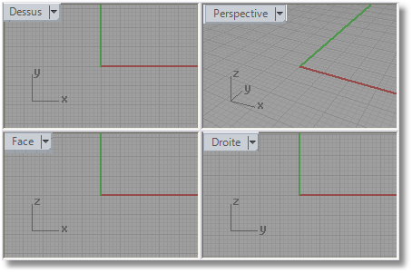 Disposition sur 4 fen&ecirc;tres